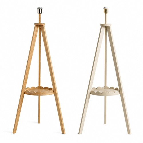 Tripod wooden floor lamp - tripod,