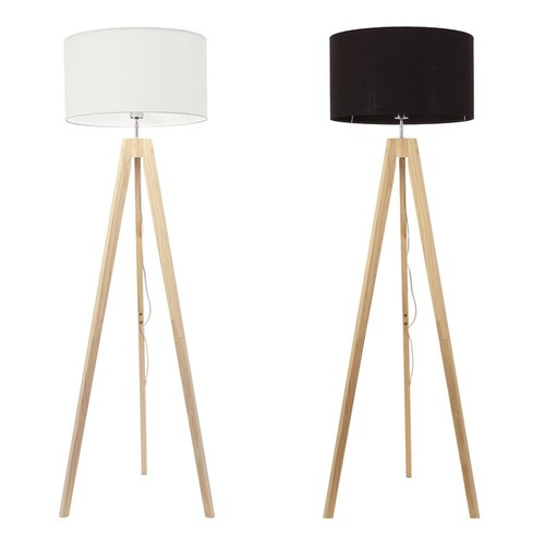 Natural wooden tripod - wooden, floor