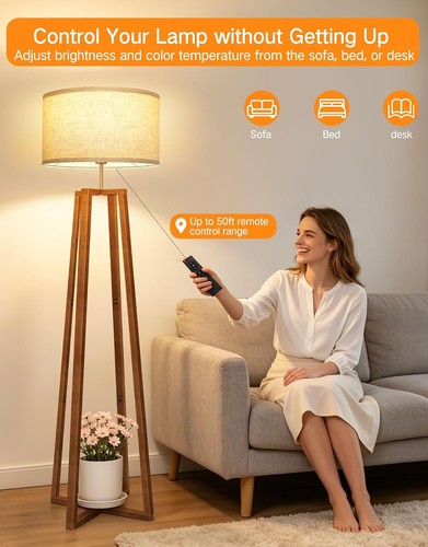 Outon walnut floor - outon, lamp