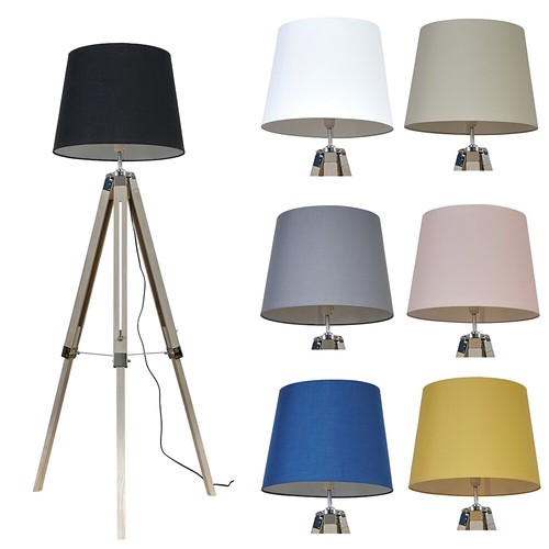Modern wooden tripod - modern, floor
