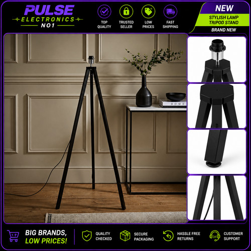 Floor lamp base large tripod - base,