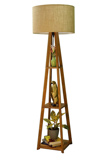 Wooden tripod floor lamp - floor,