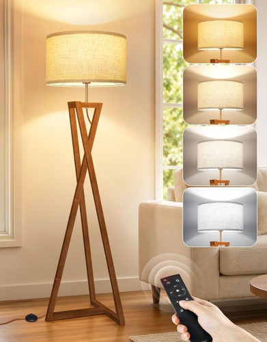 Outon walnut tripod - walnut, lamp