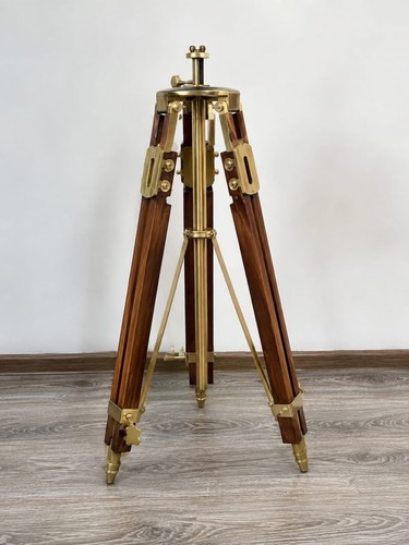 Vintage wooden nautical tripod - vintage,