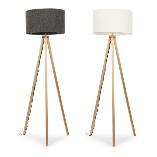 Light wood floor lamp - light,