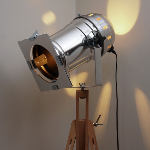 Retro industrial floor lamp - industrial,